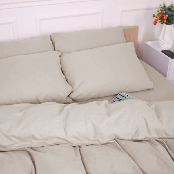 Фото - Комплект постільної білизни MirSon 004 Cappuchino 2x143x210 см (2200009649233)