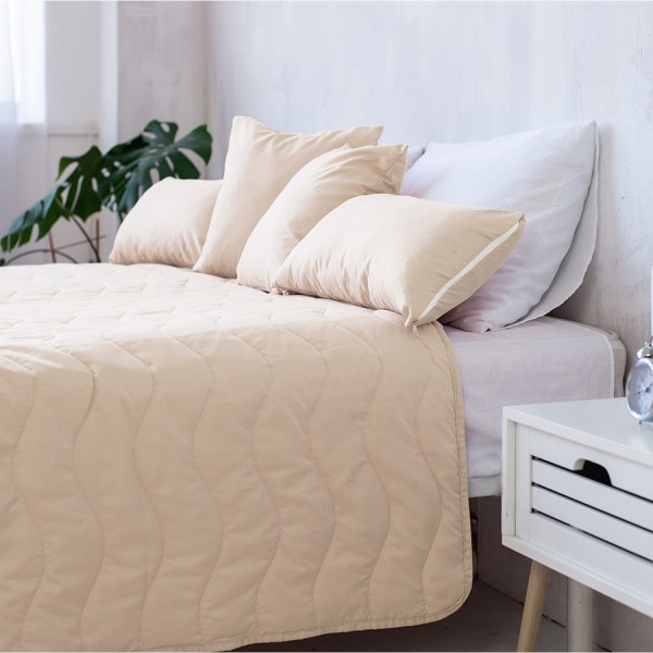 Фото - Покривало двоспальне Sonex Capri 220x240 см Жовто-біле (SO102404)
