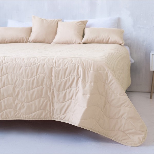 Фото - Покривало двоспальне Sonex Capri 220x240 см Жовто-біле (SO102404)