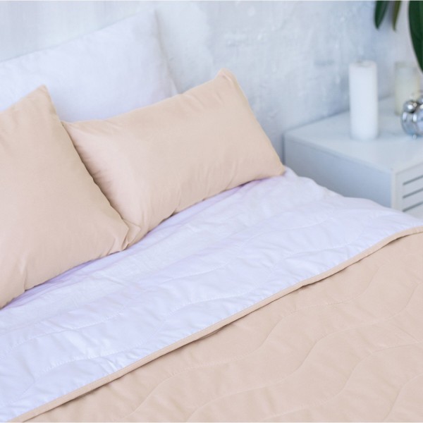 Фото - Покривало двоспальне Sonex Capri 220x240 см Жовто-біле (SO102404)