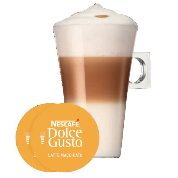 Фото - Уцінка - Кава у капсулах Nescafe DOLCE GUSTO Latte Macchiato 16 шт. 183,2г