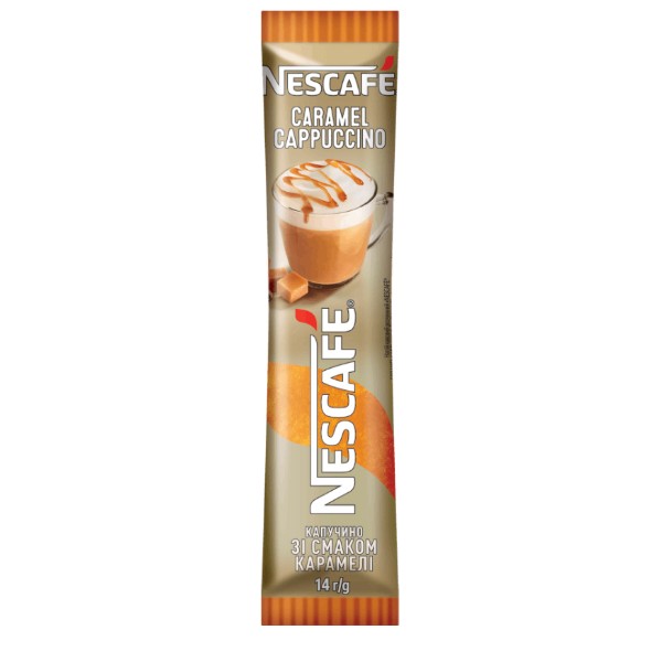Фото - Кофе растворимый Nescafe Caramel Cappuccino 20 сток по 14 г