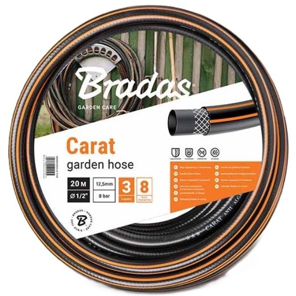 Фото - Шланг поливочний BRADAS Carat 1" 50 м (WFC150)