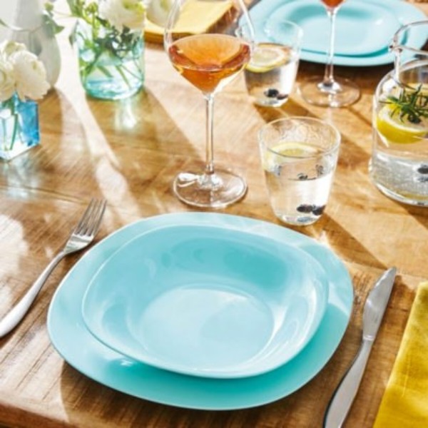 Фото - Тарілка супова Luminarc Carine Light Turquoise 21 см (P4251)