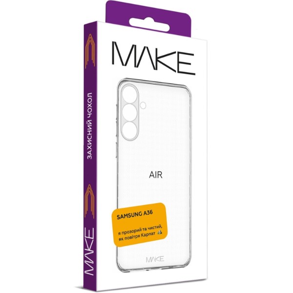 Фото - Чохол для смартфону MAKE Air Samsung A36 (MCA-SA36)