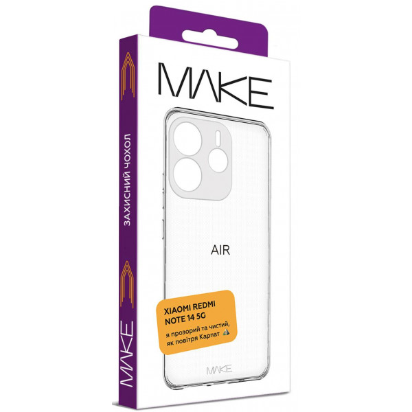 Фото - Чохол для смартфону MAKE Air Xiaomi Redmi Note 14 5G (MCA-XRN145G)