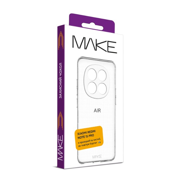 Фото - Чехол для смартфона MAKE Air for Xiaomi Redmi Note 15 Pro 4G (MCA-XRN15P)