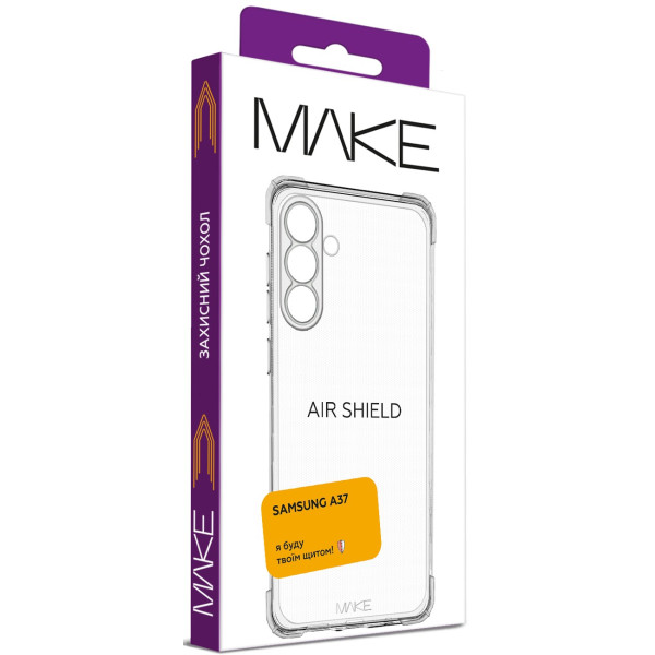 Фото - Чохол для смартфону MAKE AirShield for Samsung A37 (MCAS-SA37)