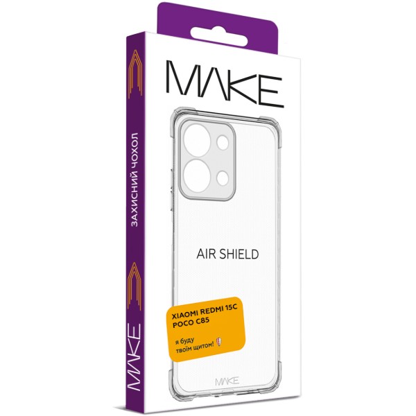 Фото - Чохол для смартфону MAKE AirShield for Xiaomi Redmi 15C/Poco C85 (MCAS-XR15C)