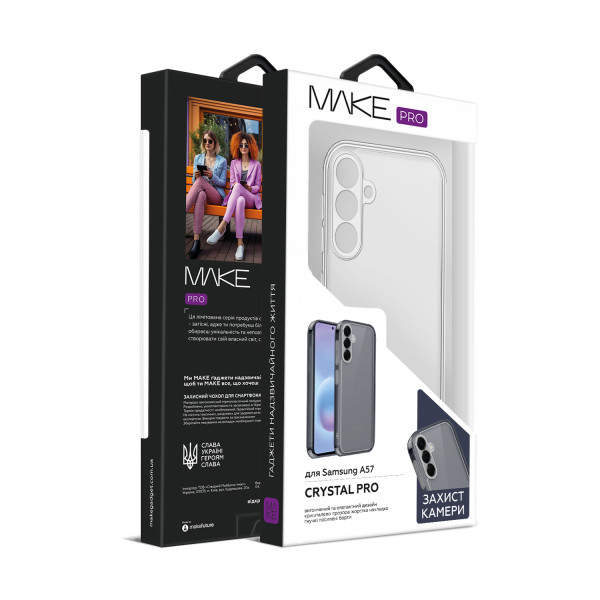 Фото - Чехол для смартфона MAKE Crystal Pro for Samsung A57  (MCC-SA57)