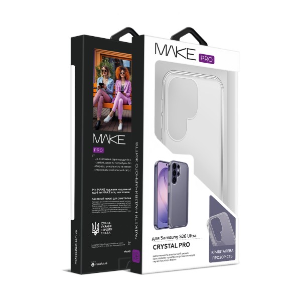 Фото - Чехол для смартфона MAKE Samsung S26 Ultra Crystal Pro (MCC-SS26U)
