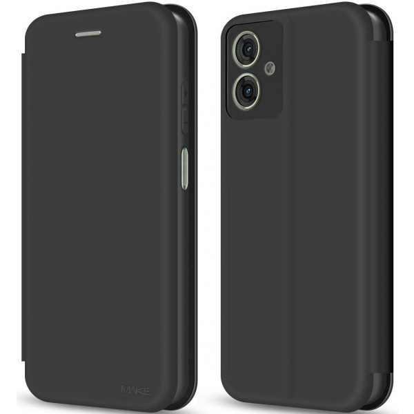 Фото - Чохол для смартфону MAKE Motorola G55 Flip Black (MCP-MG55BK) Фото - Чохол для смартфону MAKE Motorola G55 Flip Black (MCP-MG55BK)