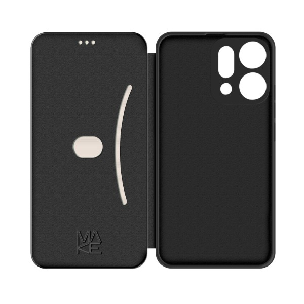 Фото - Чехол для смартфона MAKE Flip for Oppo Reno 14, Black (MCP-OR14BK)