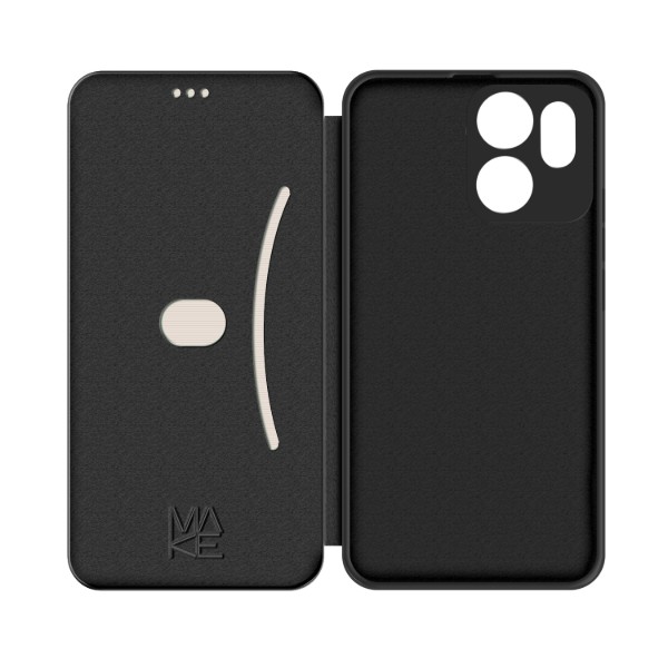 Фото - Чехол для смартфона MAKE Flip for Oppo Reno14 FS Black (MCP-OR14FBK)