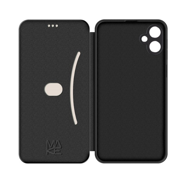 Фото - Чохол для смартфону MAKE Flip for Samsung A07, Black (MCP-SA07BK)