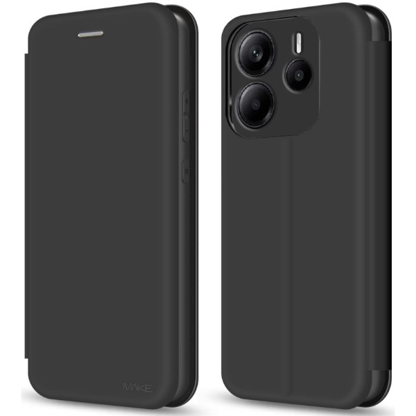 Фото - Чохол для смартфону MAKE Xiaomi Redmi Note 14 5G Flip Midnight Black (MCP-XRN145G)