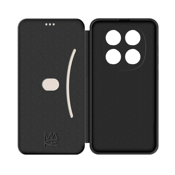 Фото - Чохол для смартфону MAKE Flip Xiaomi Redmi Note 14 Pro 5G/Poco X7 Black (MCP-XRN14P5G/PX7)