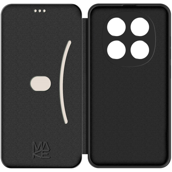 Фото - Чехол для смартфона MAKE Flip Xiaomi Redmi Note 14 Pro+ Black (MCP-XRN14PP)