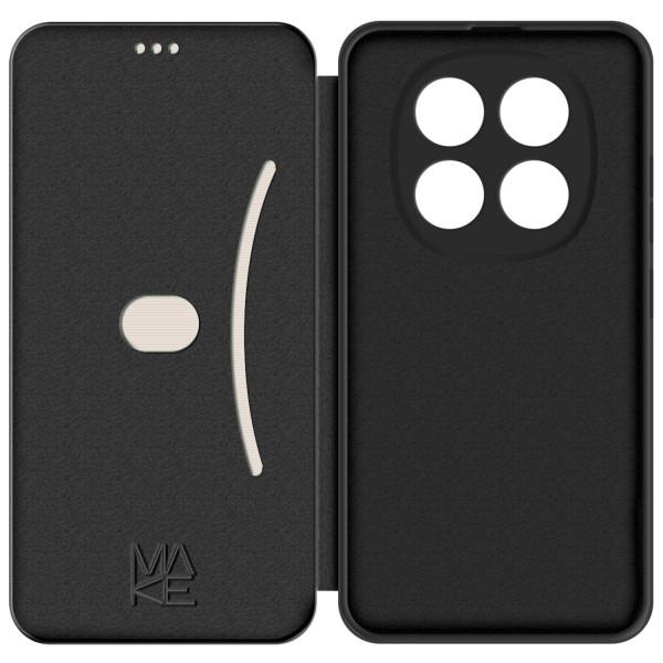 Фото - Чохол для смартфону MAKE Flip for Xiaomi Redmi Note 15 Pro, Black 4G (MCP-XRN15PBK)