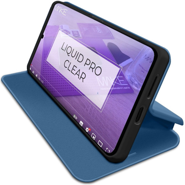 Фото - Чохол для смартфона MAKE Tecno Spark Go 2 Flip Blue (MCP-TSG2BL)