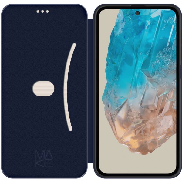 Фото - Чохол для смартфону MAKE Flip Samsung M35 Dark Blue (MCP-SM35DB)