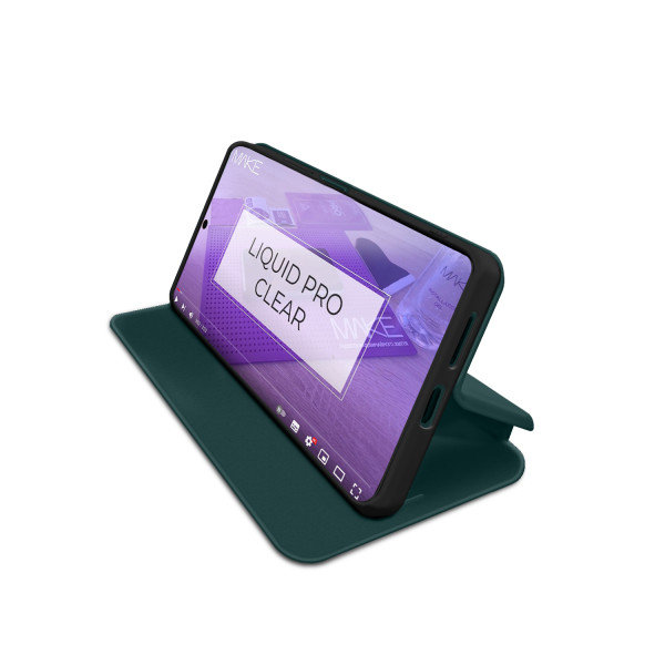 Фото - Чохол для смартфона MAKE Motorola G05/E15 Flip Forest Green (MCP-MG05/E15FG)
