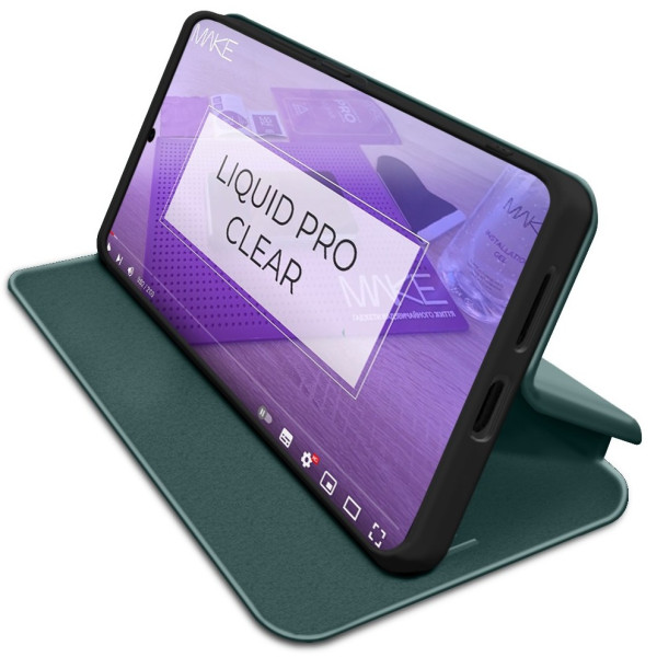 Фото - Чехол для смартфона MAKE Flip for Samsung A37, Green (MCP-SA37GN)