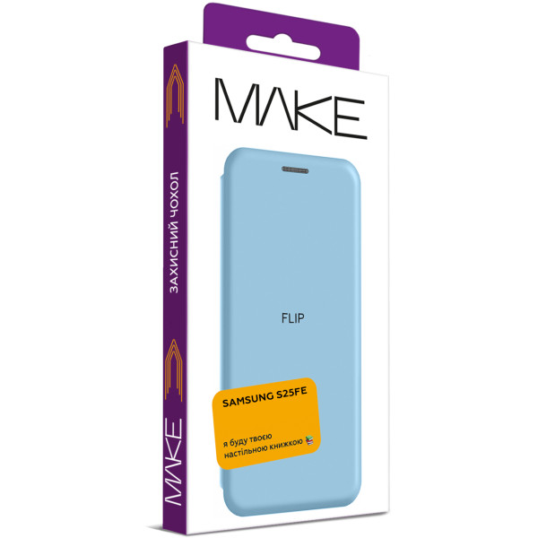 Фото - Чехол для смартфона MAKE Flip for Samsung S25 FE, Ice Blue (MCP-SS25FEIB)