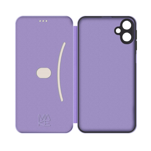 Фото - Чохол для смартфону MAKE Flip for Samsung A07, Light Violet (MCP-SA07PL)