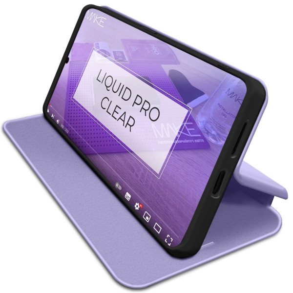 Фото - Чехол для смартфона MAKE Flip for Samsung A37, Lilac (MCP-SA37LC)