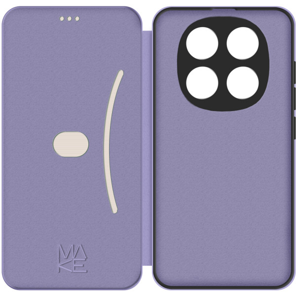 Фото - Чехол для смартфона MAKE Flip Xiaomi Redmi Note 14 Pro 4G Lilac (MCP-XRN14P4GLC)