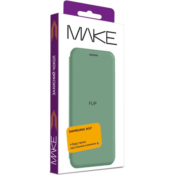 Фото - Чохол для смартфону MAKE Flip for Samsung A57, Mint (MCP-SA57MN)