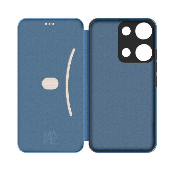 Фото - Чохол для смартфону MAKE Xiaomi Redmi Note 14S Flip Ocean Blue (MCP-XRN14SOB)