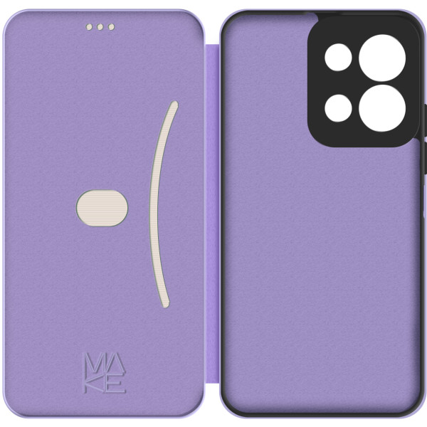 Фото - Чохол для смартфону MAKE Flip for Xiaomi Redmi 15C/Poco C85,  Purple (MCP-XR15C/PC85PL)