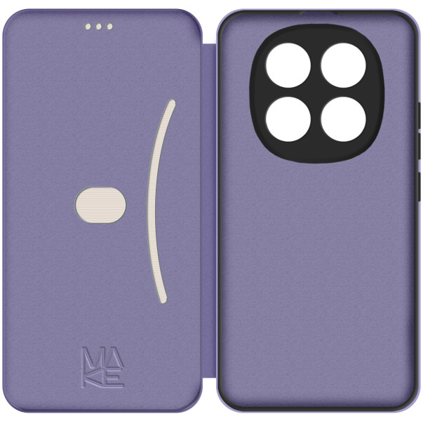 Фото - Чехол для смартфона MAKE Flip for Xiaomi Redmi Note 15 Pro 5G, Mist Purple (MCP-XRN15P5GPL)