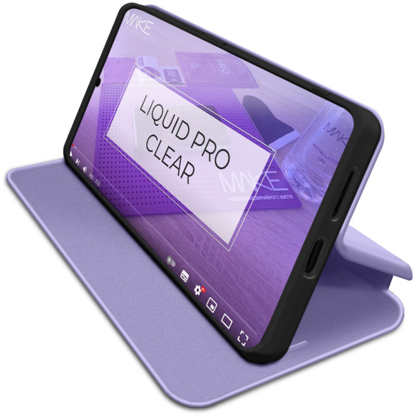 Фото - Чехол для смартфона MAKE Flip for Xiaomi Redmi Note 15 Pro 5G, Mist Purple (MCP-XRN15P5GPL)