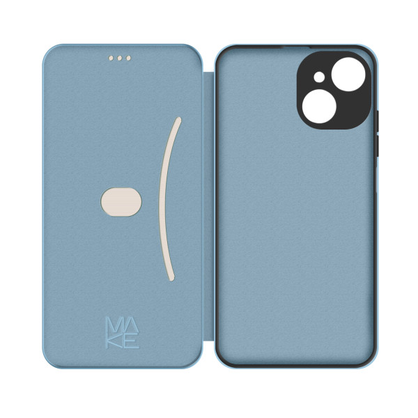 Фото - Чохол для смартфона MAKE Flip Ripple for Tecno Spark 40C, Blue (MCP-TS40CRB)