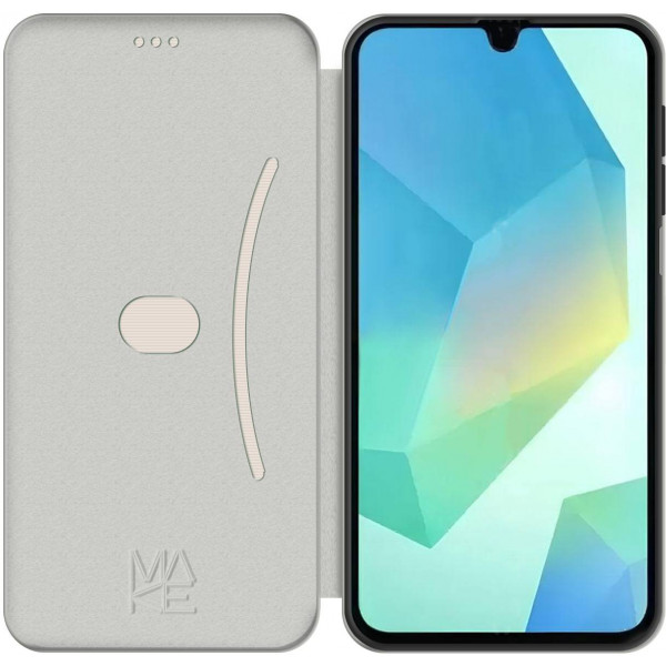 Фото - Чохол для смартфону MAKE Flip Samsung A16 Silver (MCP-SA16SI)