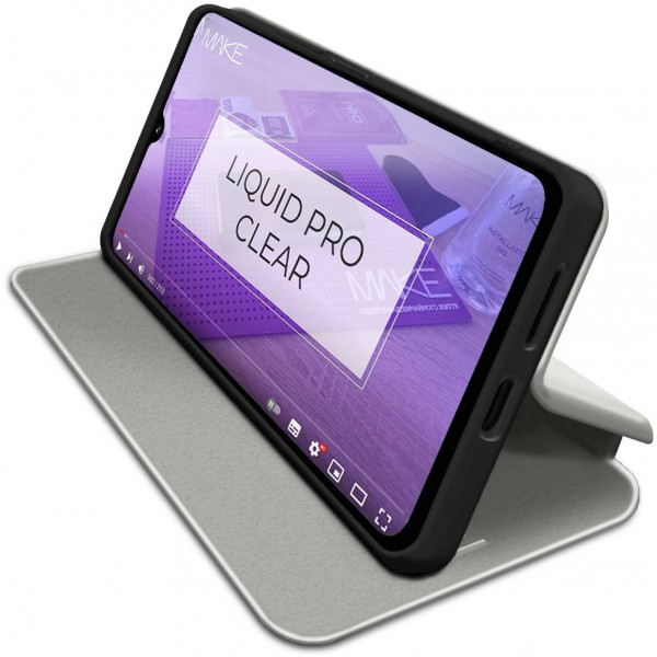 Фото - Чохол для смартфону MAKE Flip Samsung A16 Silver (MCP-SA16SI)