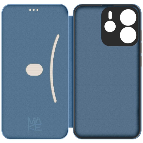 Фото - Чехол для смартфона MAKE Flip Xiaomi Redmi Note 14 4G Blue Ocean (MCP-XRN144GTL)