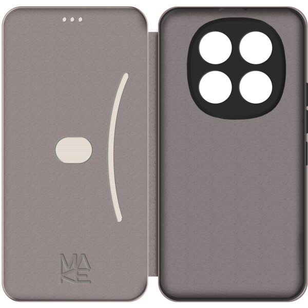 Фото - Чехол для смартфона MAKE Flip for Xiaomi Redmi Note 15 Pro, Titanium 4G (MCP-XRN15PTN)
