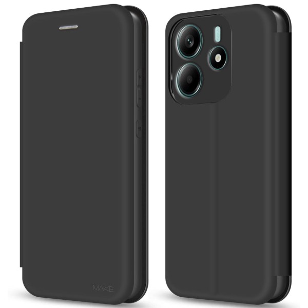 Фото - Чехол для смартфона MAKE Flip for Xiaomi Redmi Note 14 4G Black (MCP-XRN144G)