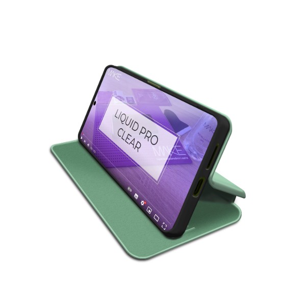 Фото - Чехол для смартфона MAKE Motorola G55 Flip Light Green (MCP-MG55LG)
