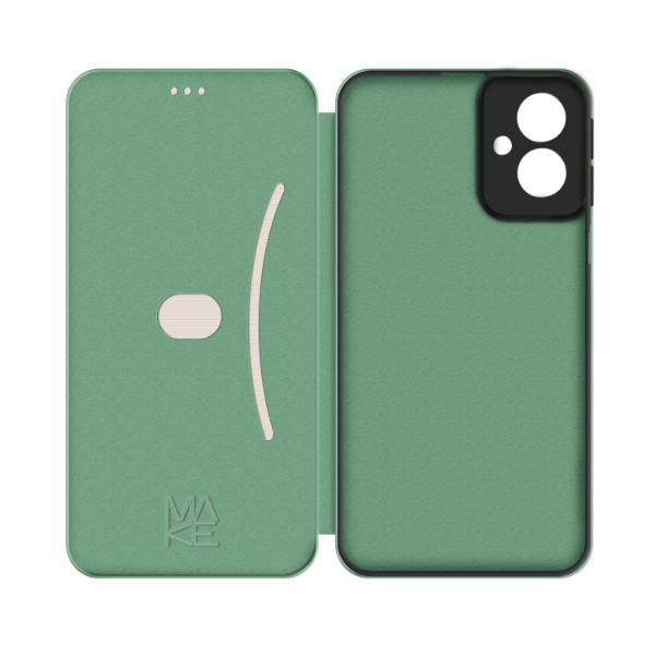 Фото - Чехол для смартфона MAKE Motorola G55 Flip Light Green (MCP-MG55LG)