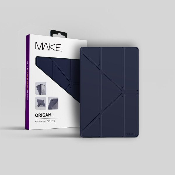 Фото - Чехол для планшета MAKE for Xiaomi Redmi Pad 2 Pro Origami Navy (MTCO-XRP2PNV)