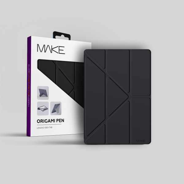 Фото - Чохол для планшета MAKE for Lenovo Idea Tab Origami Pen Black (MTCOP-LITBK)
