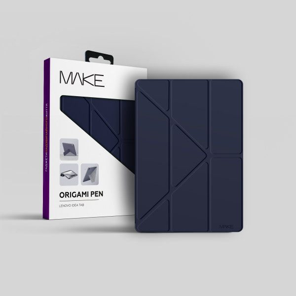 Фото - Чохол для планшета MAKE for Lenovo Idea Tab Origami Pen Navy (MTCOP-LITNV)