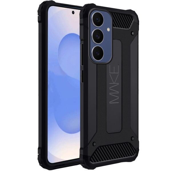 Фото - Чохол для смартфону MAKE Panzer for Samsung S25 FE, Black (MCN-SS25FEBK)