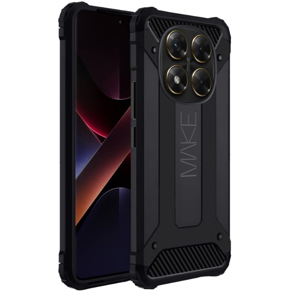Фото - Чехол для смартфона MAKE Xiaomi Redmi Note 14 Pro 5G/Poco X7 Panzer Black (MCN-XRN14P5G/PX7)