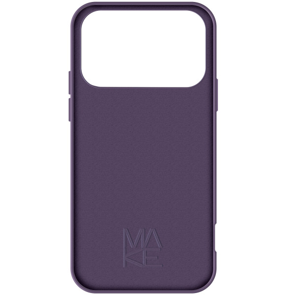 Фото - Чохол для смартфону MAKE Silicone for Apple iPhone 17 Pro, Purple Fog (MCL-AI17PPL)